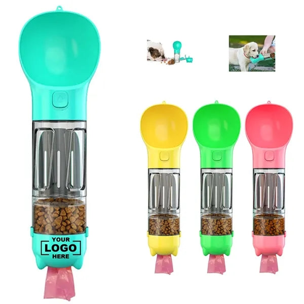 Dog Water Bottle with Poop Bags
