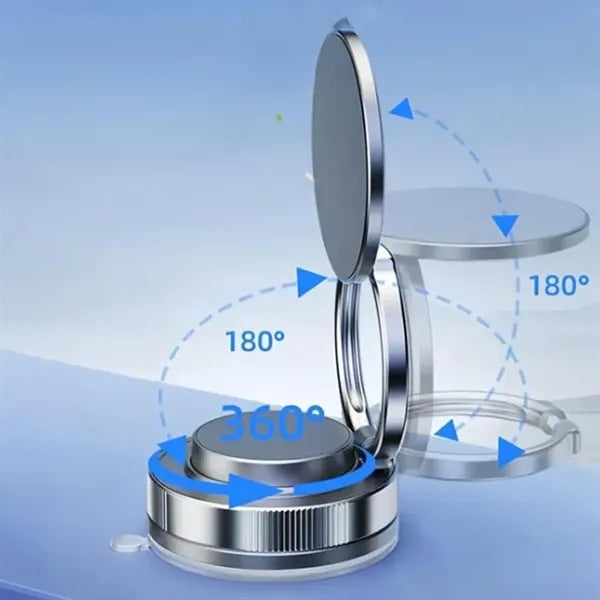 360 degree Magnetic Vacuum Car Phone Holder with Suction Cup