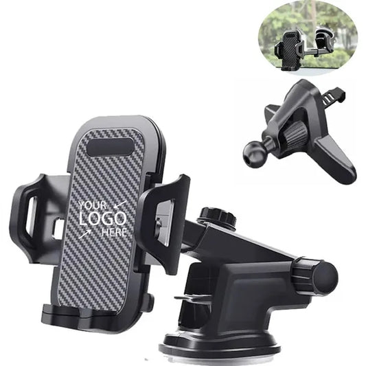 Universal Dual Mount Car Phone Holder for Dashboard Vent