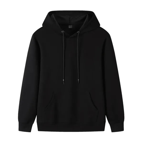 Unisex Pure Autumn Cotton Hooded Sweatshirt