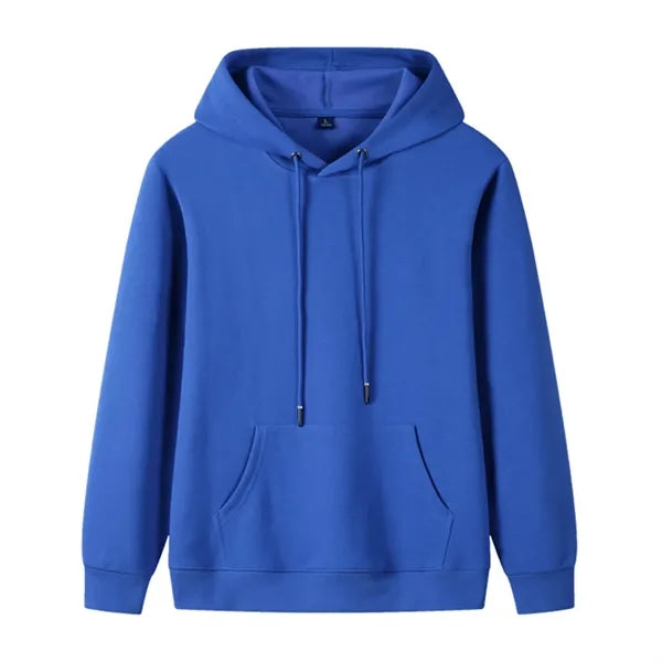 Unisex Pure Autumn Cotton Hooded Sweatshirt