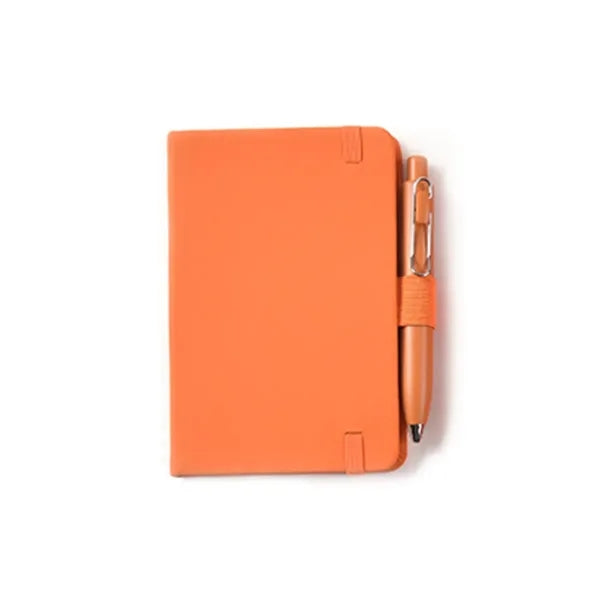 3.74" x 5.71" Mini Notebook with Retractable Pen - 80 Sheets