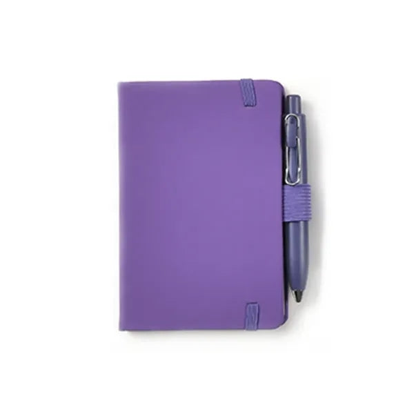 3.74" x 5.71" Mini Notebook with Retractable Pen - 80 Sheets