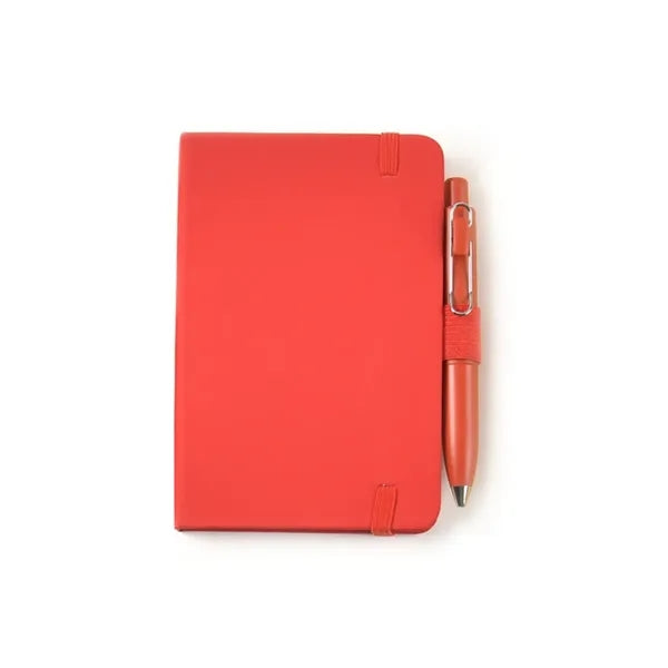 3.74" x 5.71" Mini Notebook with Retractable Pen - 80 Sheets