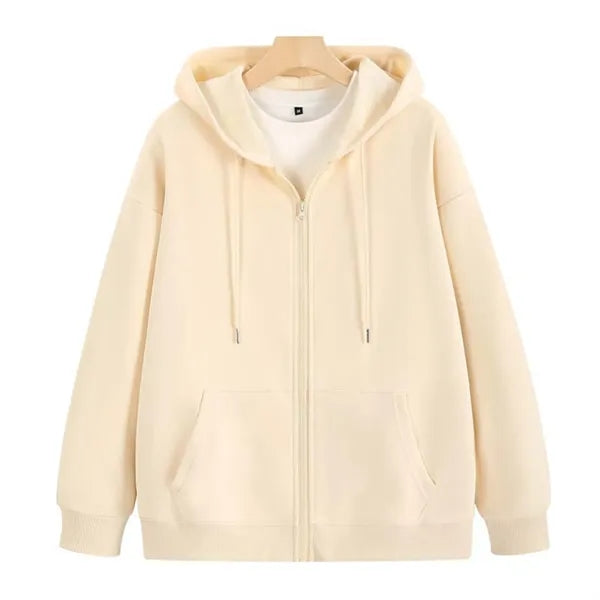 Zipper Hooded Cardigan Hoodie Sweatshirt