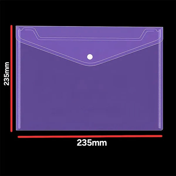 A4 transparent file bag