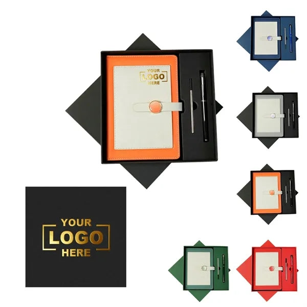 A5 Notebook And Metal Pen Business Gift Set Free Shipping