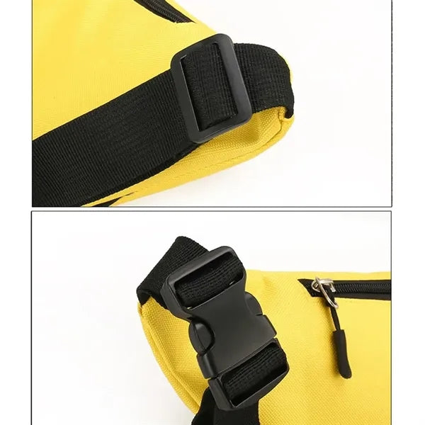 Unisex Crescent Sports Crossbody Chest and Waist Bag