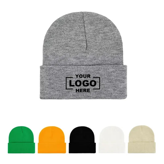 Embroidered Knit Hat