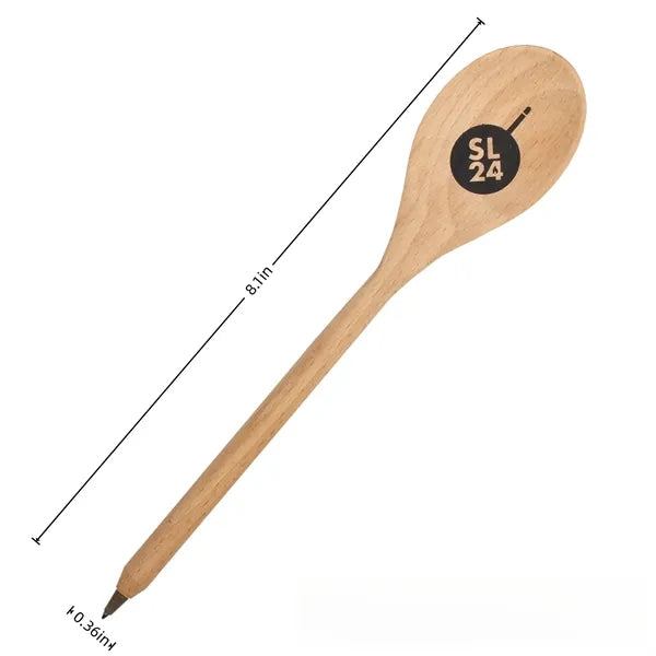 Wooden ecofriendly spoon pen