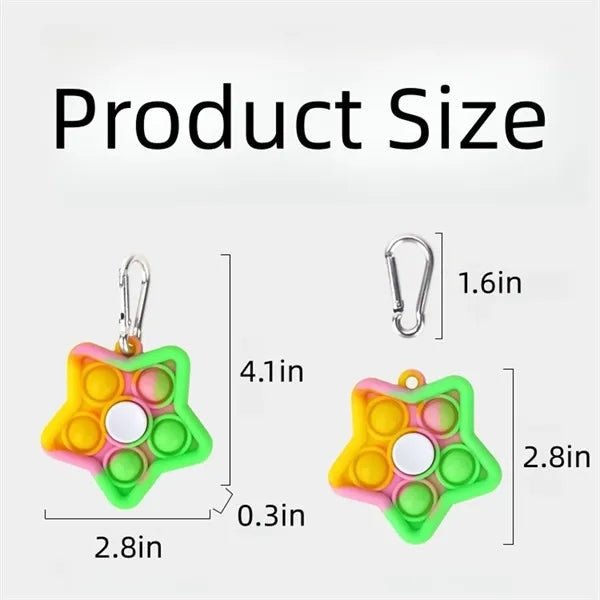 Fidget Spinner Keychain