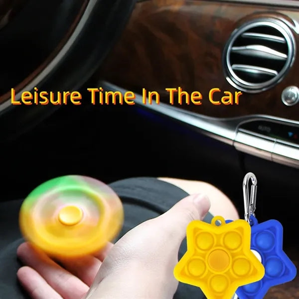 Fidget Spinner Keychain