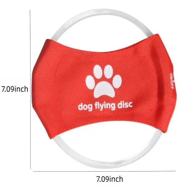 Dog Flying Ring Toys Glow in The Dark