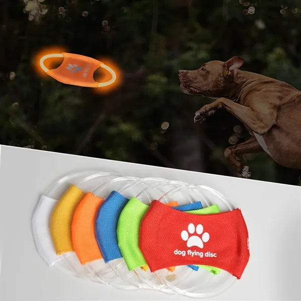 Dog Flying Ring Toys Glow in The Dark