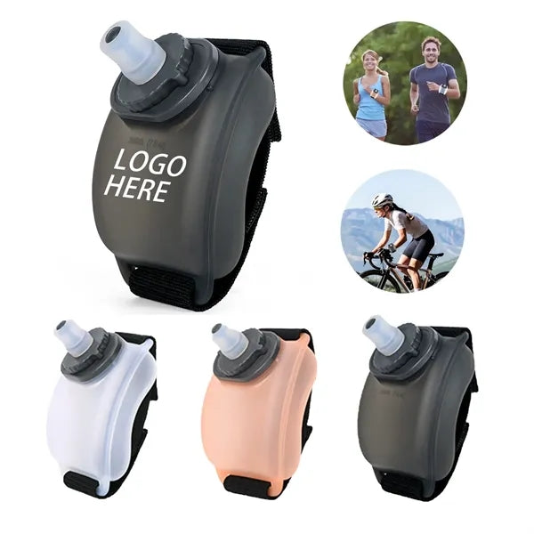 7oz Silicone Sport Wrist Water Bottle