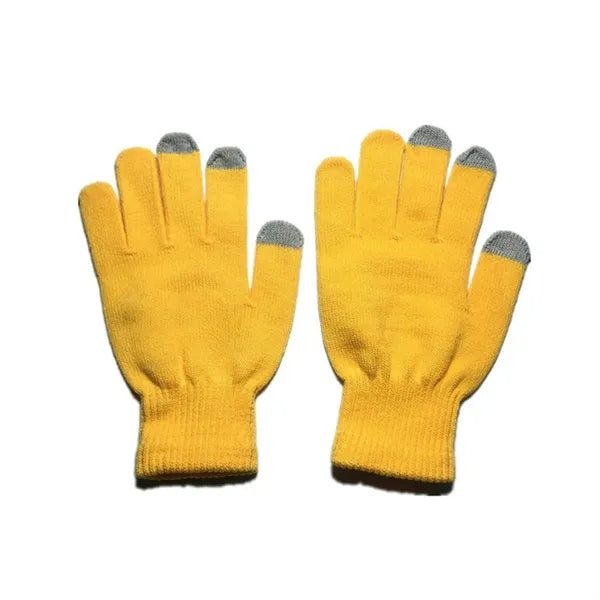 Acrylic Knit Touchscreen Gloves Mittens