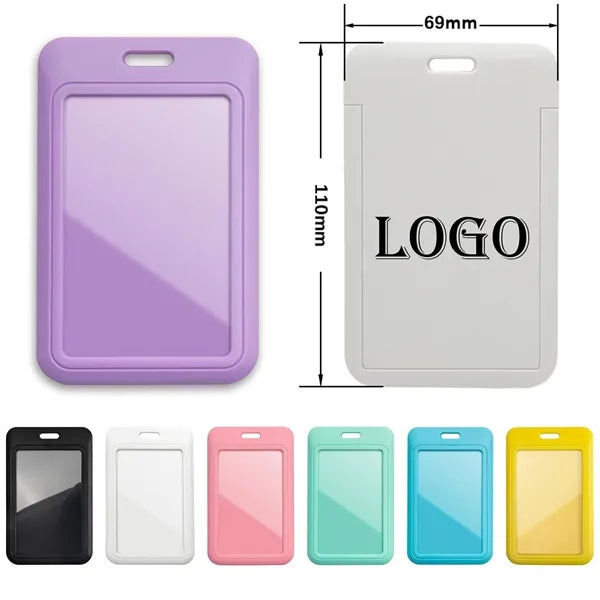 Slide Cover Badge Holder with Window