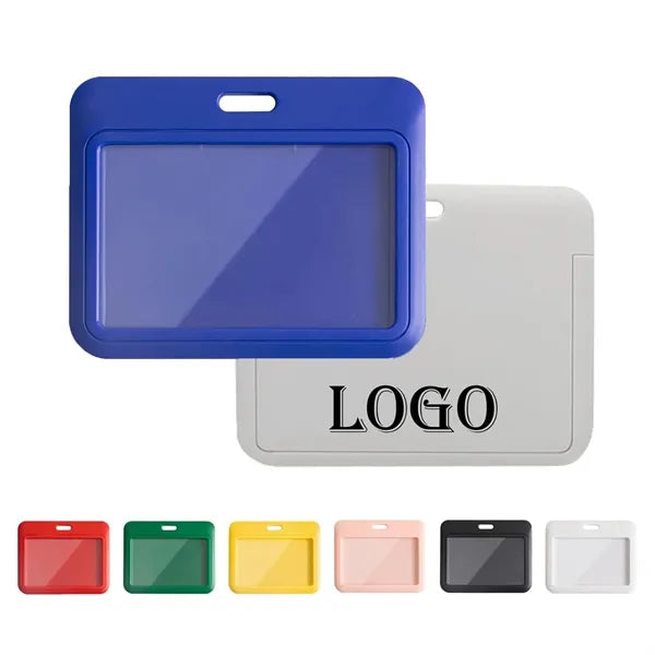 Slide Cover Badge Holder with Window
