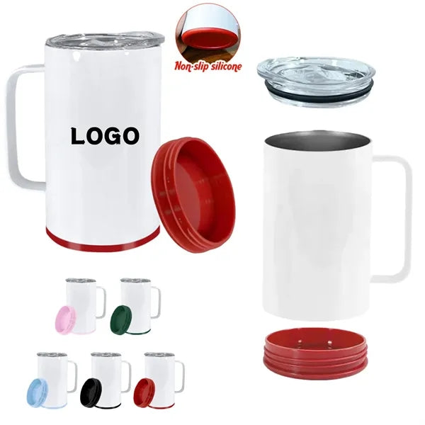 14oz Sublimation Car Mug With Plastic Bottom