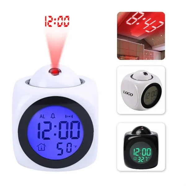 Digital Voice Report Projection Alarm Clock