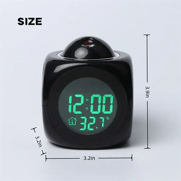 Digital Voice Report Projection Alarm Clock