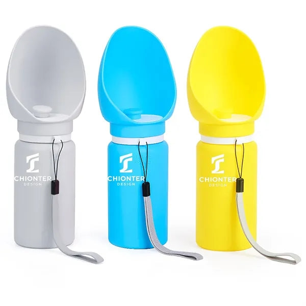 Folding water bottle for dogs