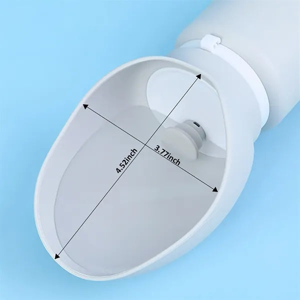 Folding water bottle for dogs