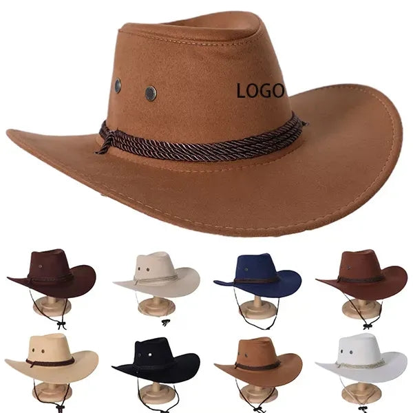 Western Suede Cowboy Hat