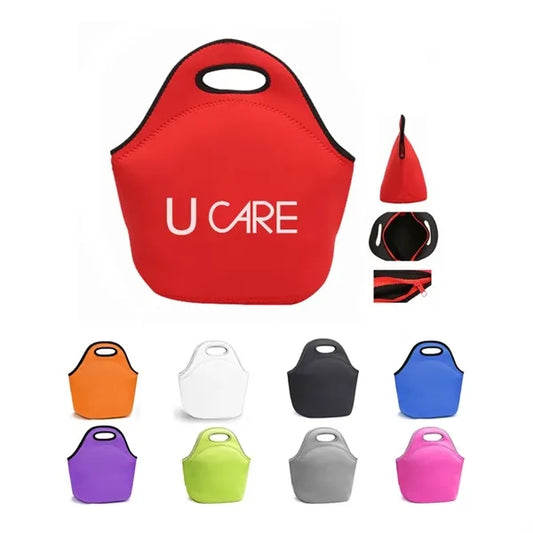 Zippered Neoprene Lunch Tote