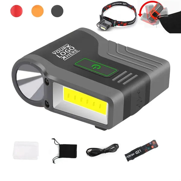 Mini Hand Free Rechargeable IPX6 Smart Hat Flashlight