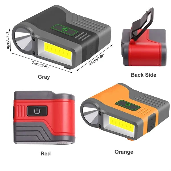 Mini Hand Free Rechargeable IPX6 Smart Hat Flashlight