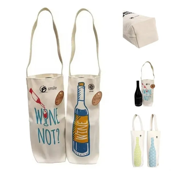 Recycled Canvas Wine Tote