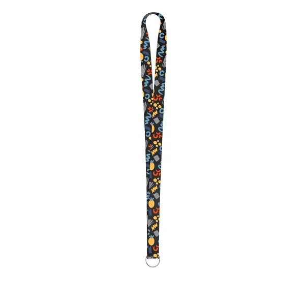 3/4" Polyester Custom Printed Lanyard