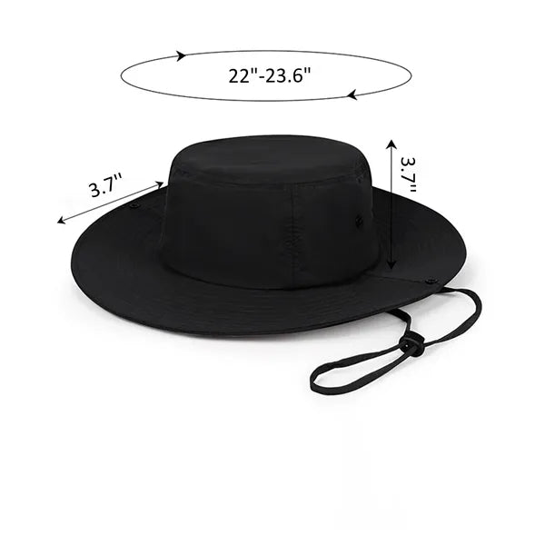 Wide Brim UV Protection Sun Bucket Hat