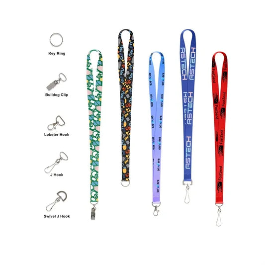 3/4" Polyester Custom Printed Lanyard