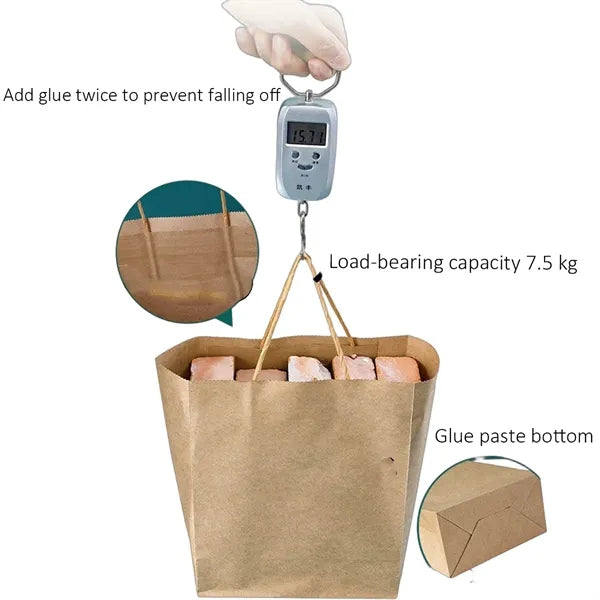 Multi-Color Kraft Paper Bags for Gifts and Packaging