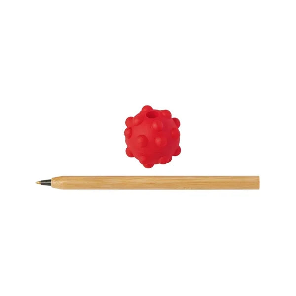 Push Pop Bubble Fidget Sensory Pen & Stand
