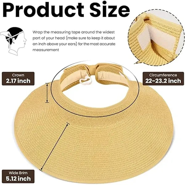Foldable Straw Sun Hat