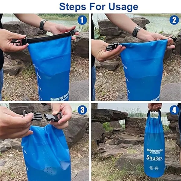 Outdoor Camping Filtering Water Bag