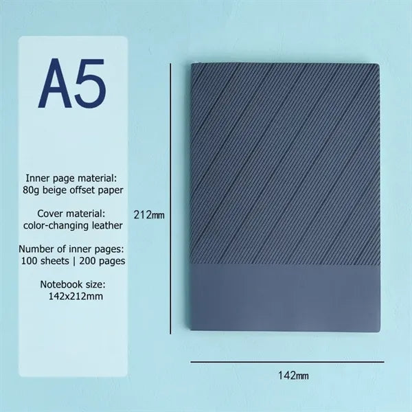 Business Diagonal Striped Notebook Gift Box Set