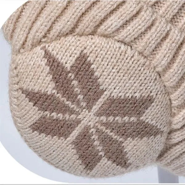 Winter Beanie Hats with Ear Flaps for Men Women
