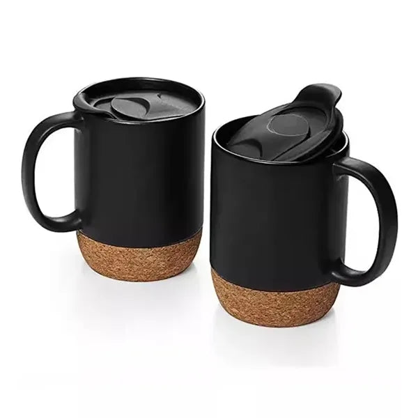 13 OZ Coffee Mug with Insulated Cork Bottom