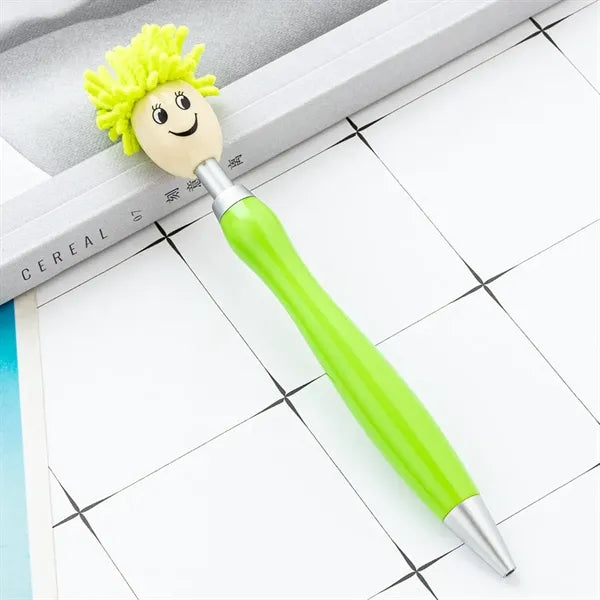 Mop Head Ballpoint Pen