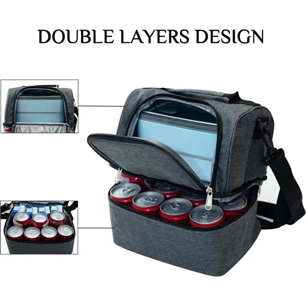 Insulated Lunch Cooler Tote Bag