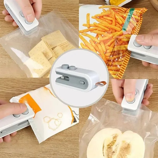 Rechargeable 2-In-1 Bag Hot Sealing Machine