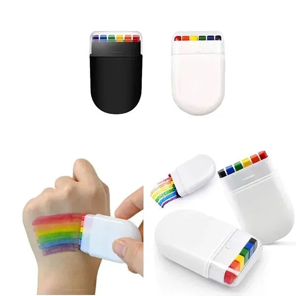 6-Color Face Paint Set for Body Painting
