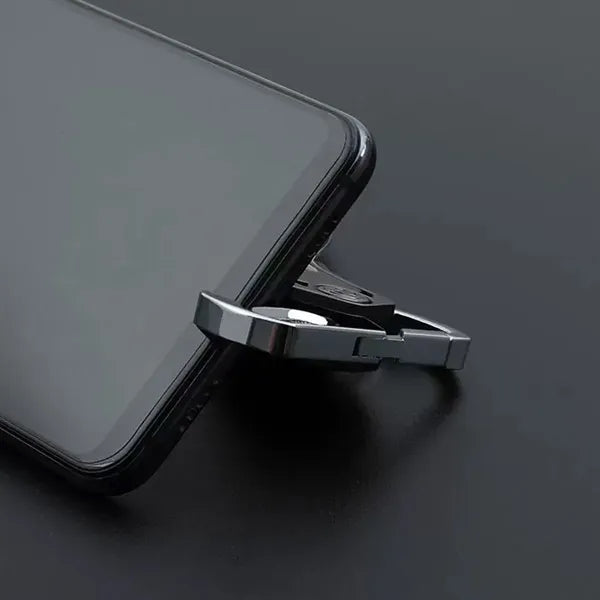 Key Ring with Cutter Bottle Opener 360 degree Rotating Gyro