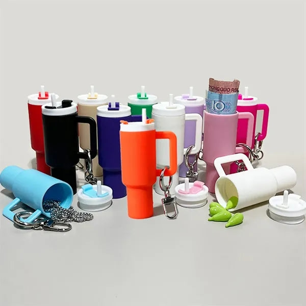 Multifunctional Mini Cup Keychain - Portable