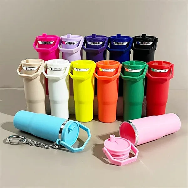 Multifunctional Mini Cup Keychain - Portable