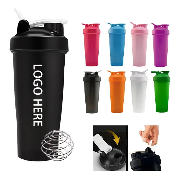 20oz Shaker Bottle With Wire Whisk Balls